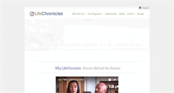 Desktop Screenshot of lifechronicles.org